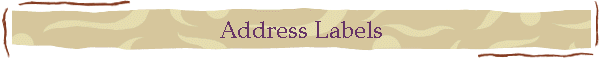 Address Labels