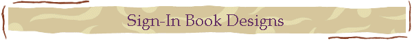 Sign-In Book Designs